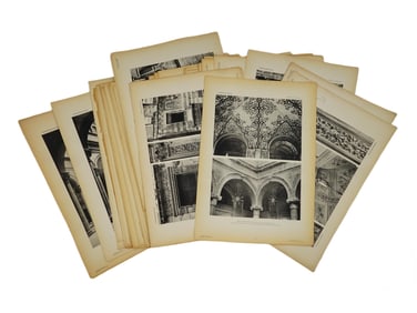 61 PRINTS OF ITALIAN RENAISSANCE ARCHITECTURE