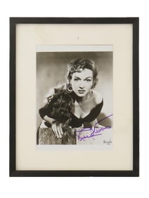 RISE STEVENS AUTOGRAPHED PORTRAIT PHOTO