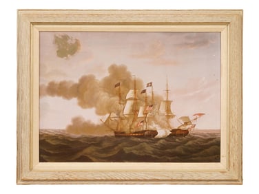 AFTER MICHELE FELICE CORNE AMERICAN SEASCAPE PAINTING