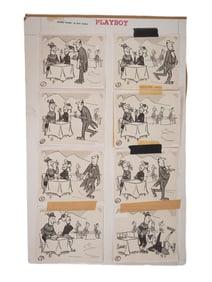CLAUDE SMITH CARTOON ILLUSTRATIONS FOR PLAYBOY 1959