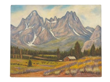 CANADIAN LANDSCAPE PAINTING SIGNED ROLAND GISSING