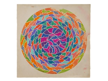 ATTR HORTENSE GORDON CANADIAN ABSTRACT PAINTING