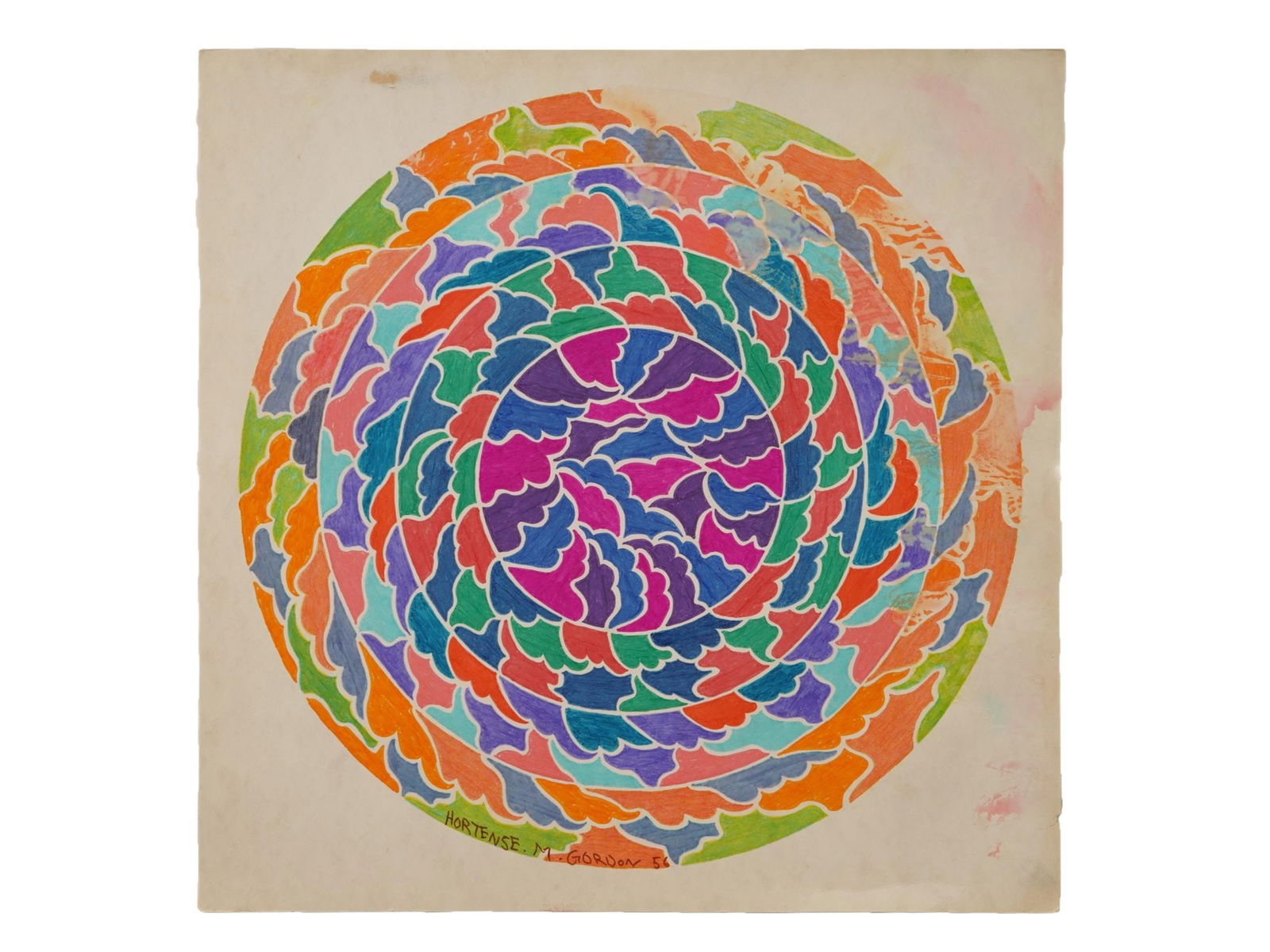 ATTR HORTENSE GORDON CANADIAN ABSTRACT PAINTING (1 of 4)