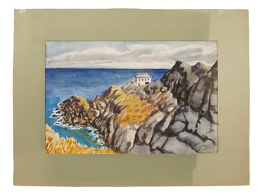 CANADIAN WATERCOLOR PAINTING SIGNED DORIS MCCARTHY