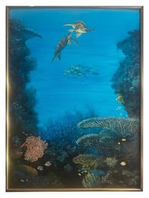 SIGNED GERTRUDE ABERCROMBIE AMERICAN OIL PAINTING