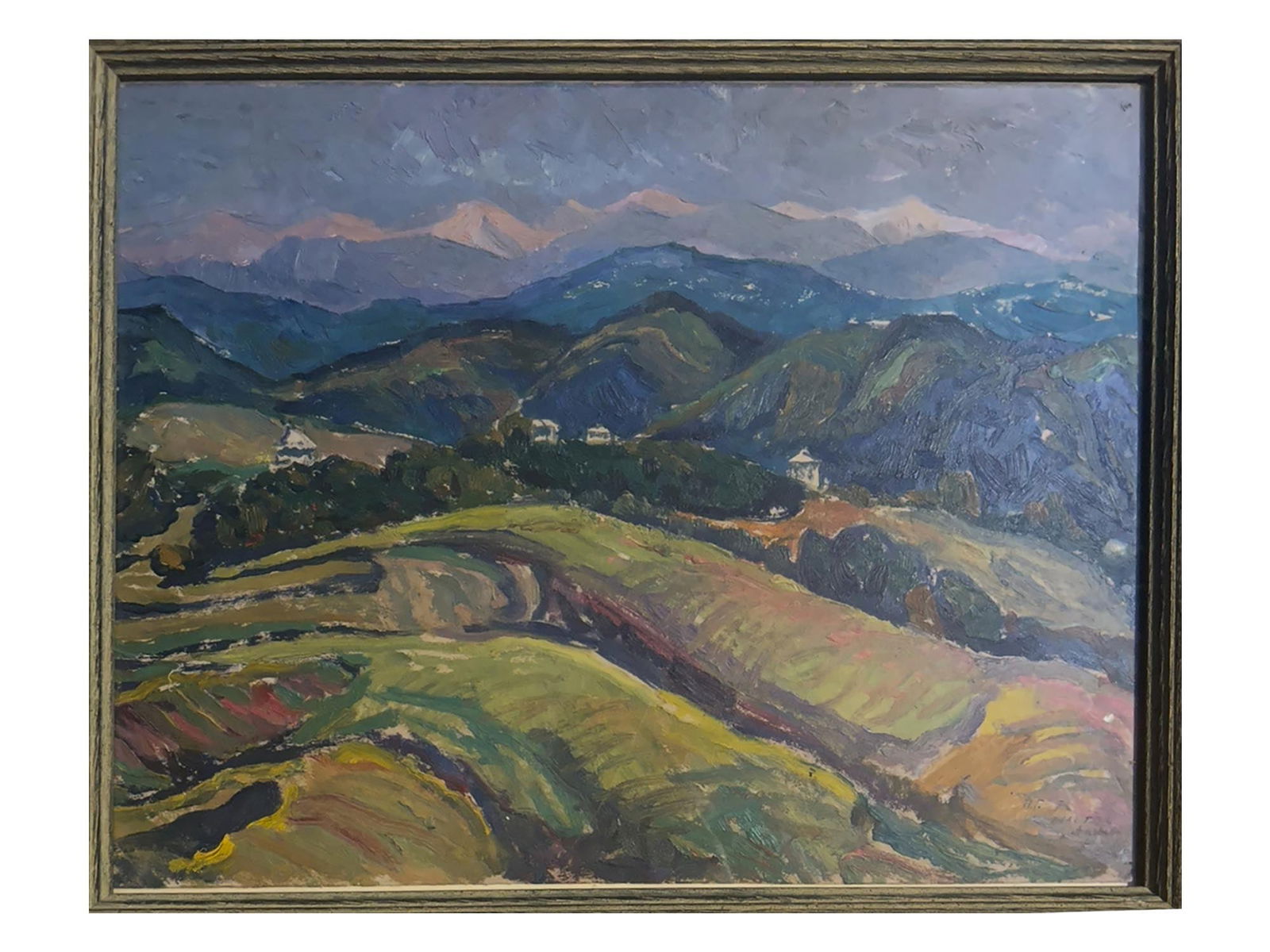 NIKOLAY GLUSHCHENKO LANDSCAPE OIL PAINTING 1976 (1 of 5)