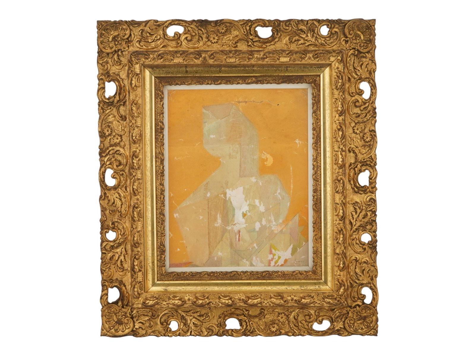 PAINTING ATTR TO PABLO PICASSO WITH FORENSIC REPORT (1 of 7)