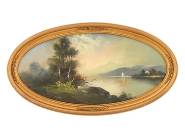 LANDSCAPE PASTEL PAINTING IN MANNER OF HENRY CHANDLER