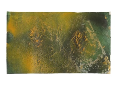 ATTR TO ELYSSA RUNDLE ABSTRACT MIXED MEDIA PAINTING