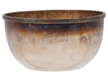 VINTAGE SILVER PLATED BOWL LE BRISTOL PARIS