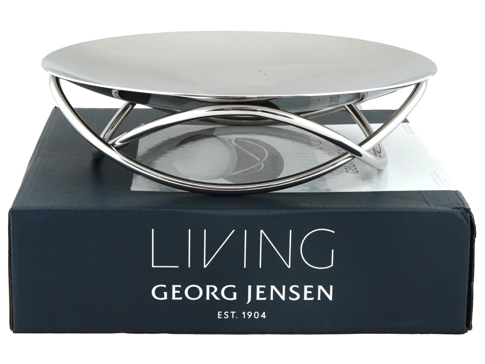 DANISH GEORG JENSEN STAINLESS STEEL DISH (1 of 7)