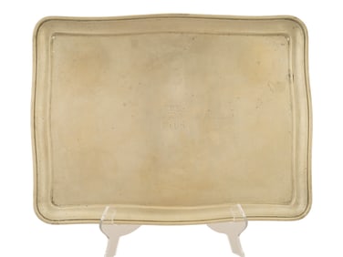 ANTIQUE 1820 IMPERIAL RUSSIAN METAL SERVING TRAY