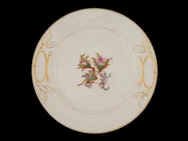 ANTIQUE HAVILAND LIMOGES PORCELAIN SERVING PLATE