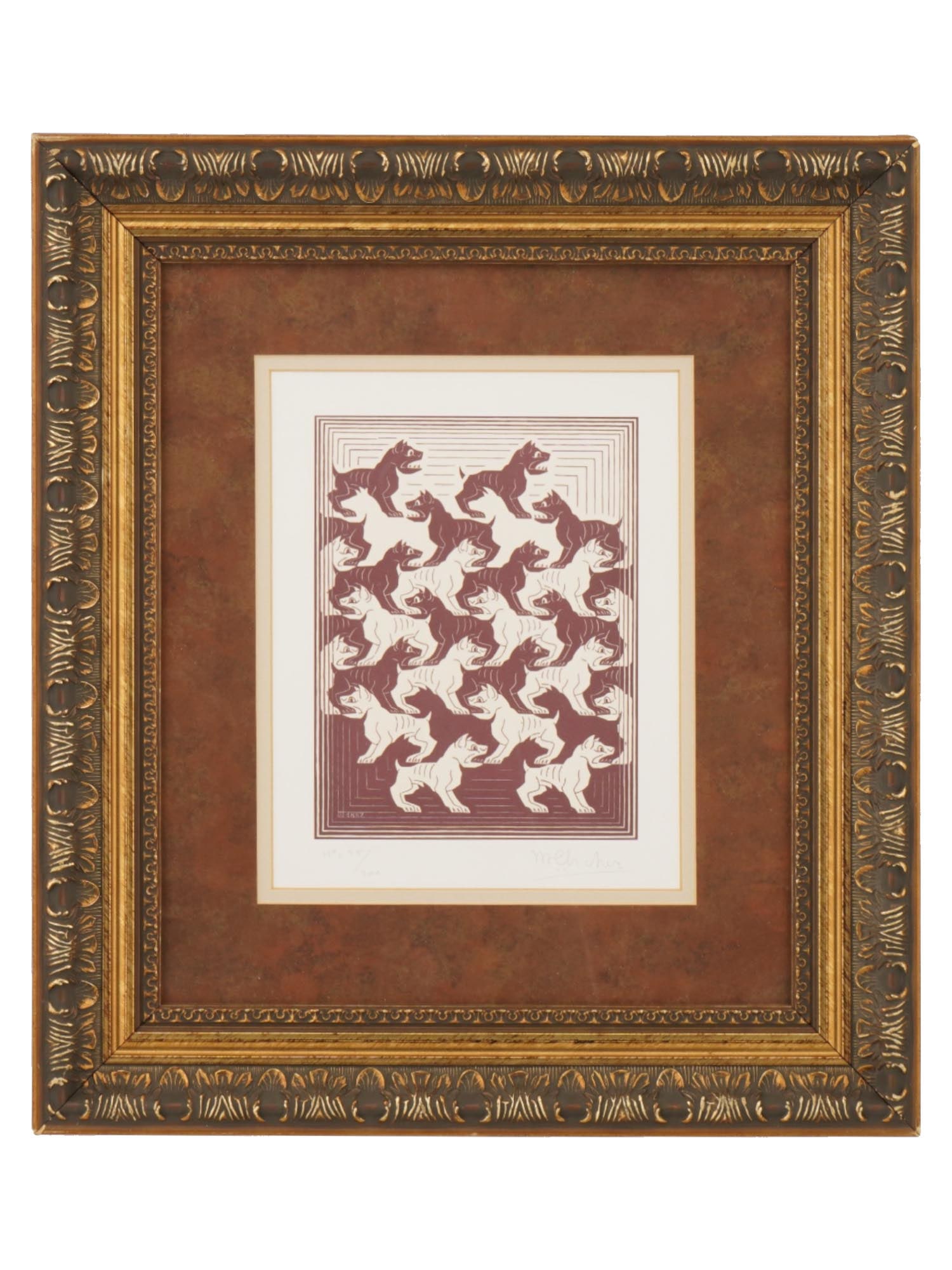 M.C. ESCHER DUTCH LIMITED EDITION COLOR LITHOGRAPH (1 of 4)