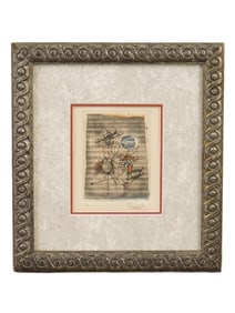 LTD FRENCH ETCHING BY JOHNNY FRIEDLAENDER SIGNED