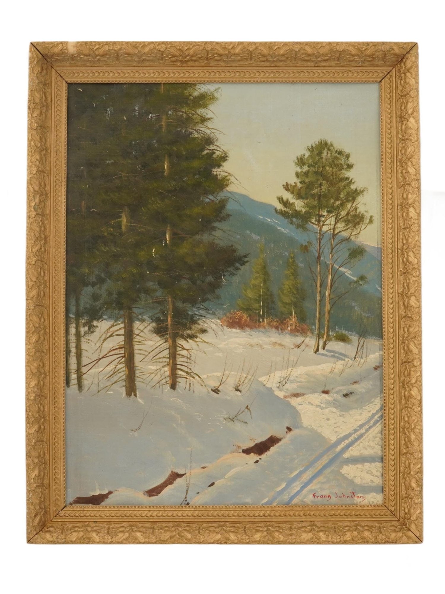 CANADIAN LANDSCAPE OIL PAINTING SIGNED FRANZ JOHNSTON (1 of 5)