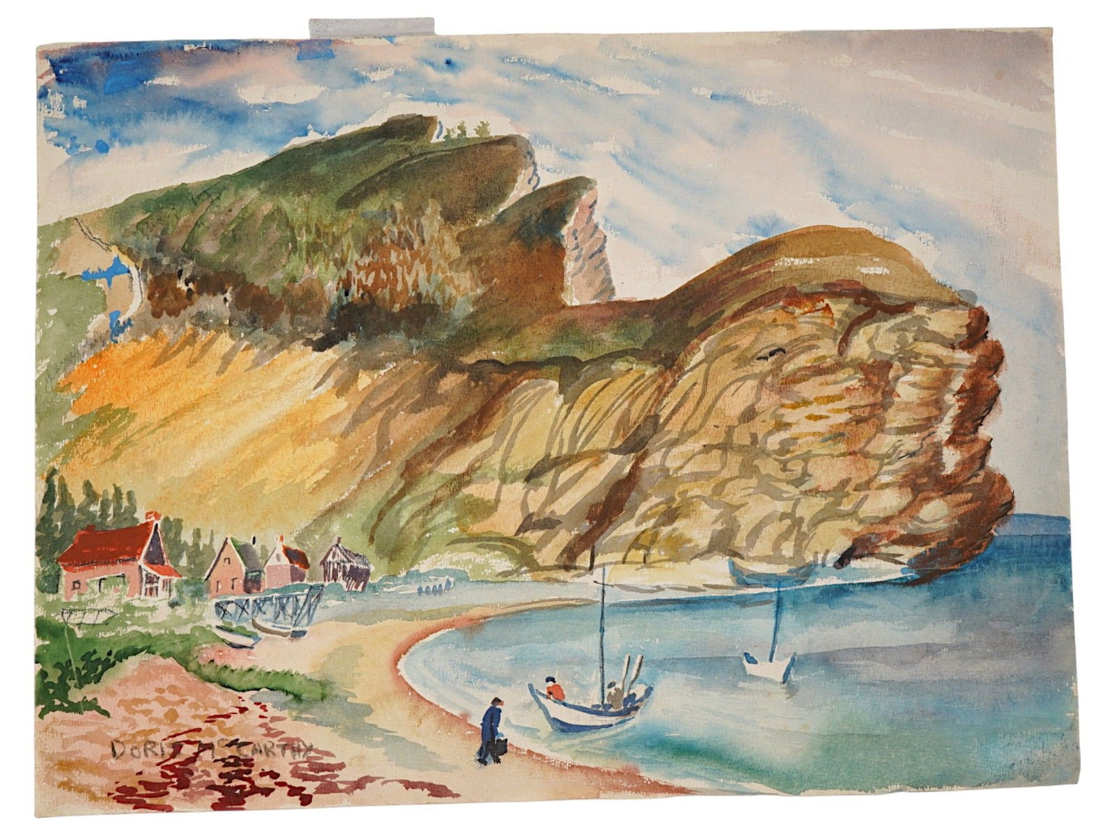 CANADIAN WATERCOLOR PAINTING SIGNED DORIS MCCARTHY (1 of 5)