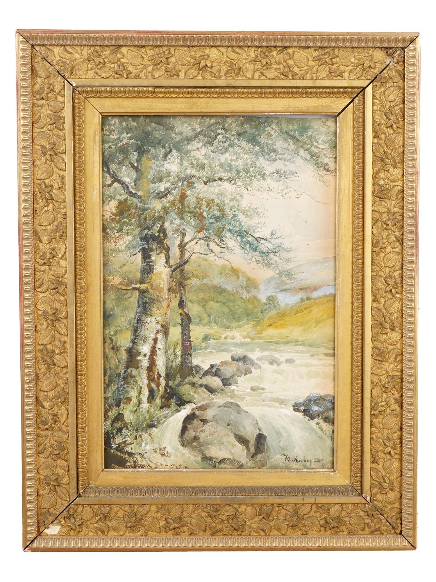 YULIY KLEVER THE YOUNGER RUSSIAN LANDSCAPE PAINTING (1 of 5)