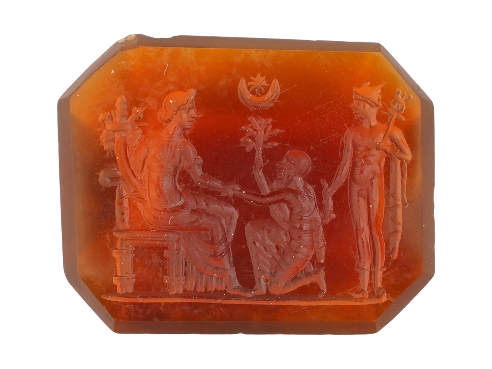 ANTIQUE VICTORIAN CARNELAIN INTAGLIO SEAL (1 of 4)