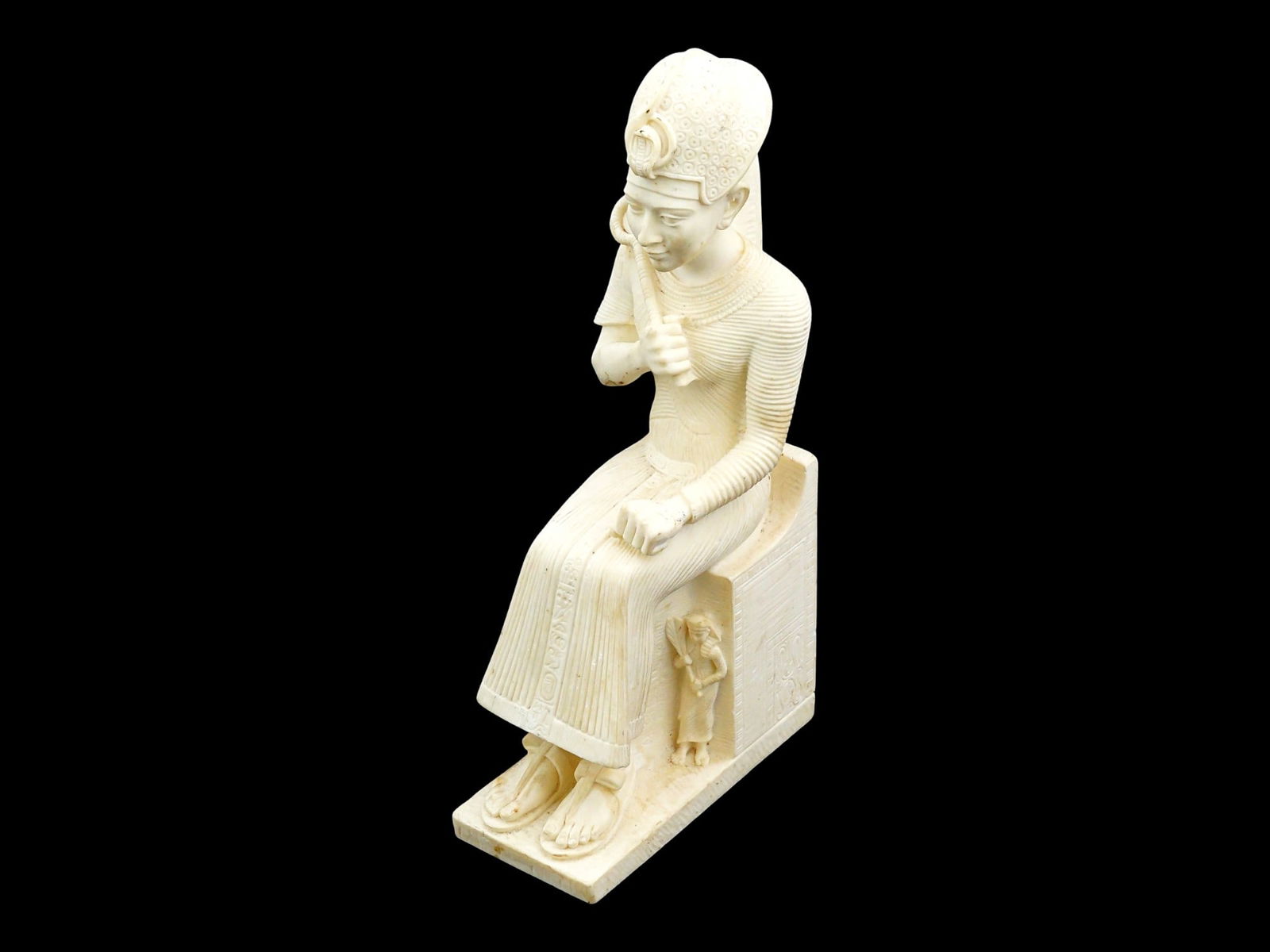 VTG EGYPTIAN COMPOSITE PHARAOH RAMESSES II SCULPTURE (1 of 7)