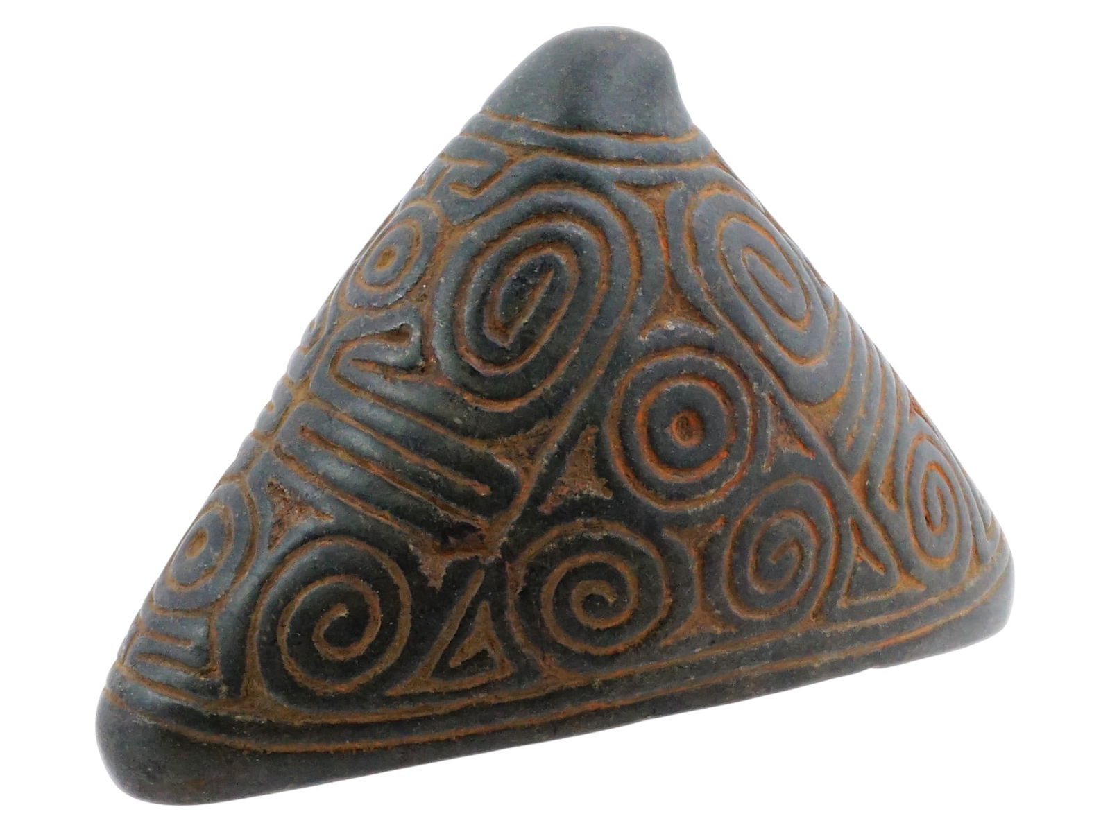 ANCIENT PRE COLUMBIAN TAINO STONE ZEMI FIGURINE (1 of 8)