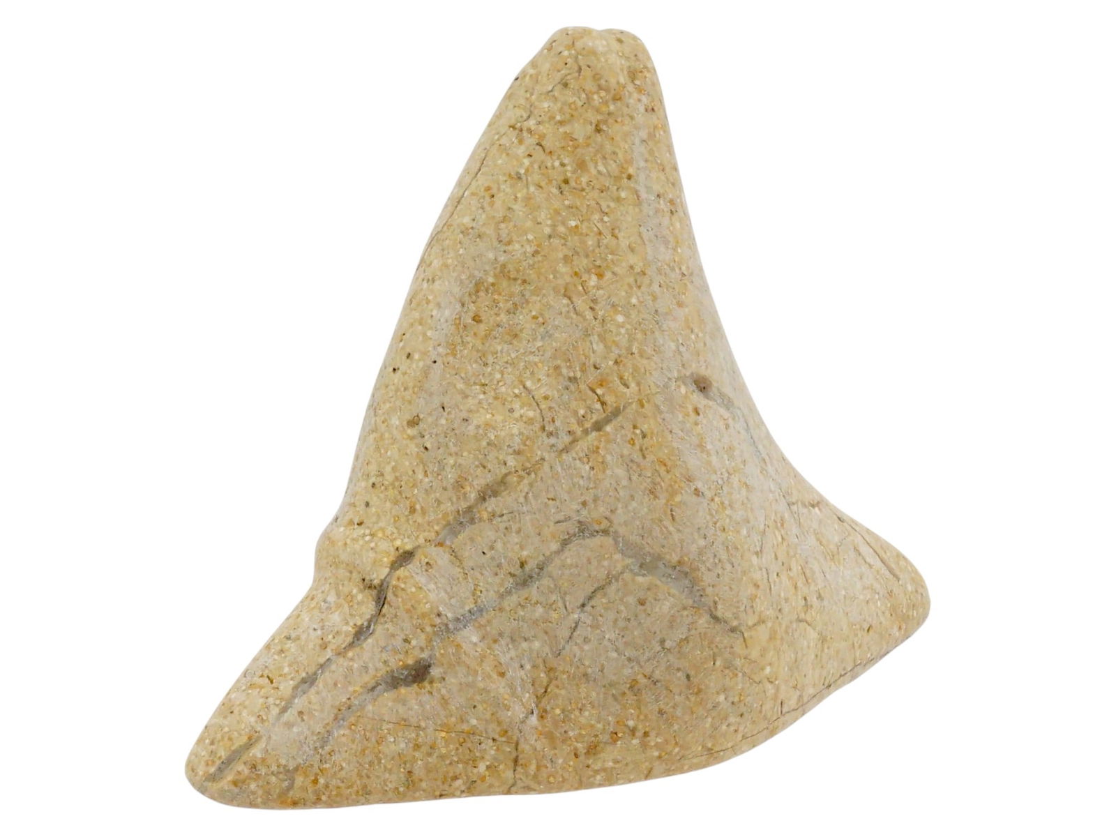 ANCIENT PRE COLUMBIAN TAINO HARD STONE TRIGONOLITO (1 of 10)