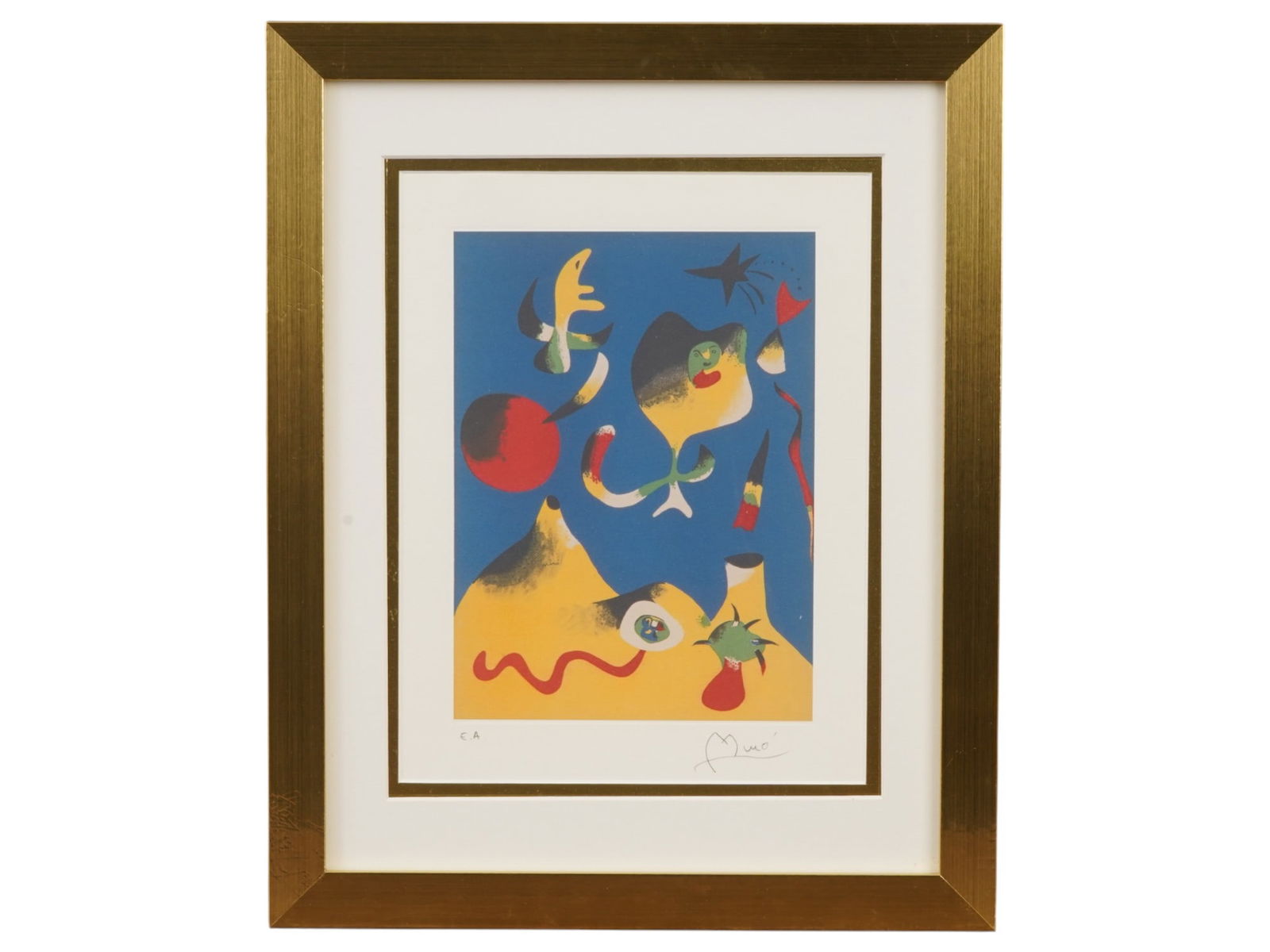 LTD SURREAL COLOR ETCHING AFTER JOAN MIRO SIGNED (1 of 3)