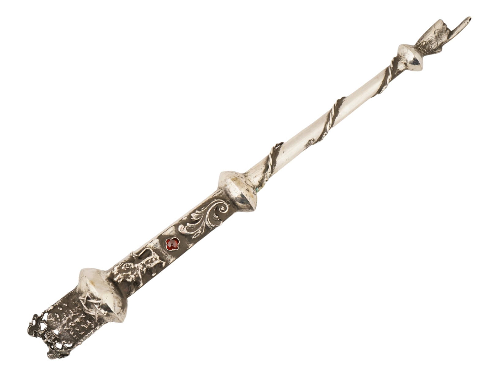RUSSIAN IMPERIAL JUDAICA 84 SILVER TORAH POINTER (1 of 7)