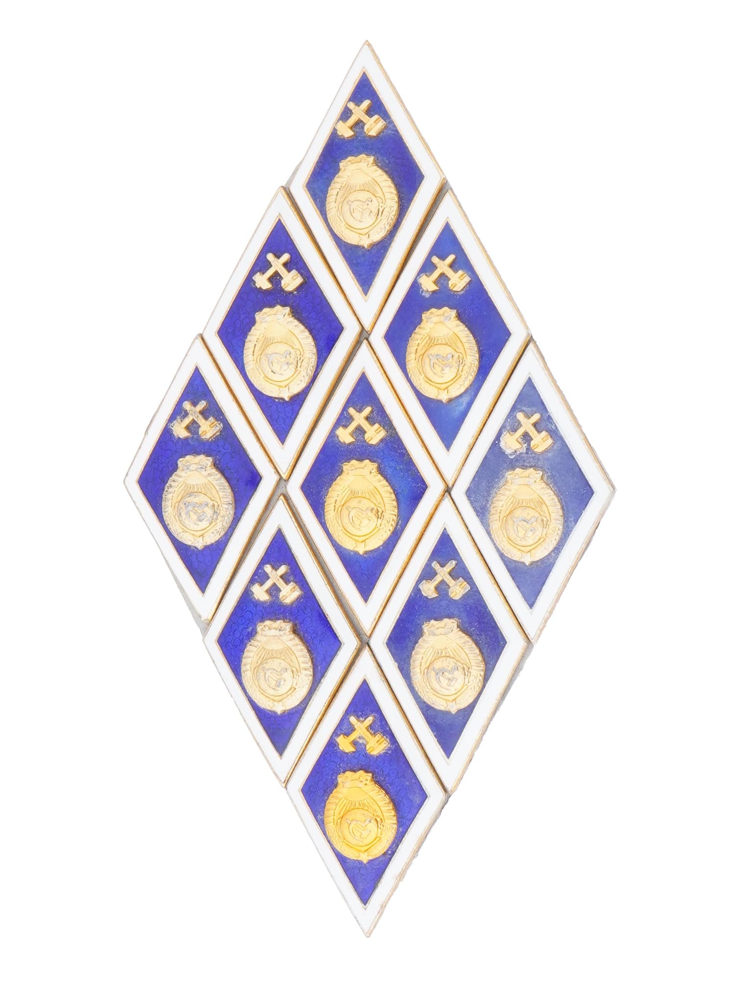 VINTAGE RUSSIAN SOVIET COLLAGE OF GRADUATION BADGES (1 of 4)