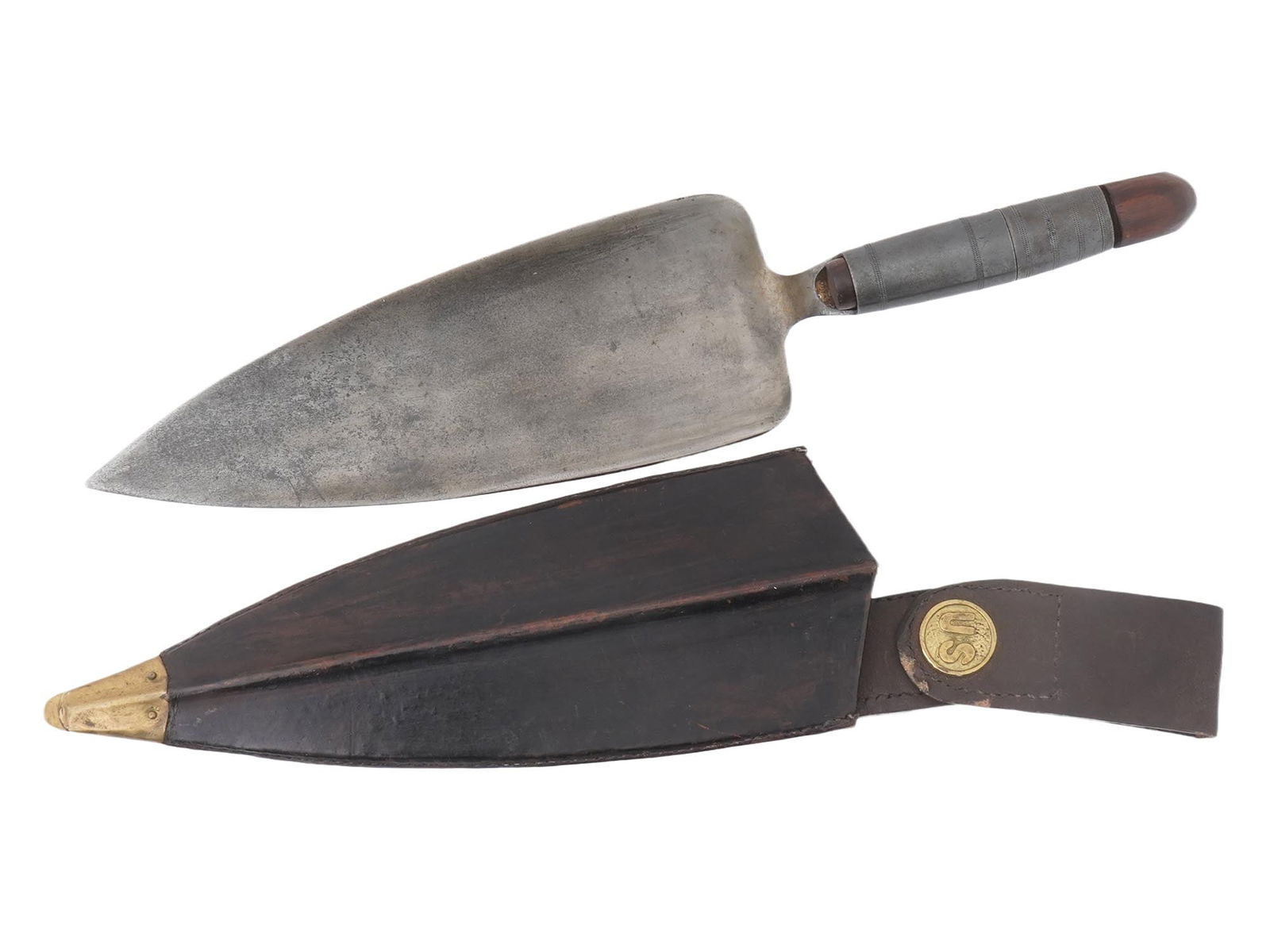 AMERICAN INDIAN WARS ERA BAYONET SPATUAL W SHEATH (1 of 8)