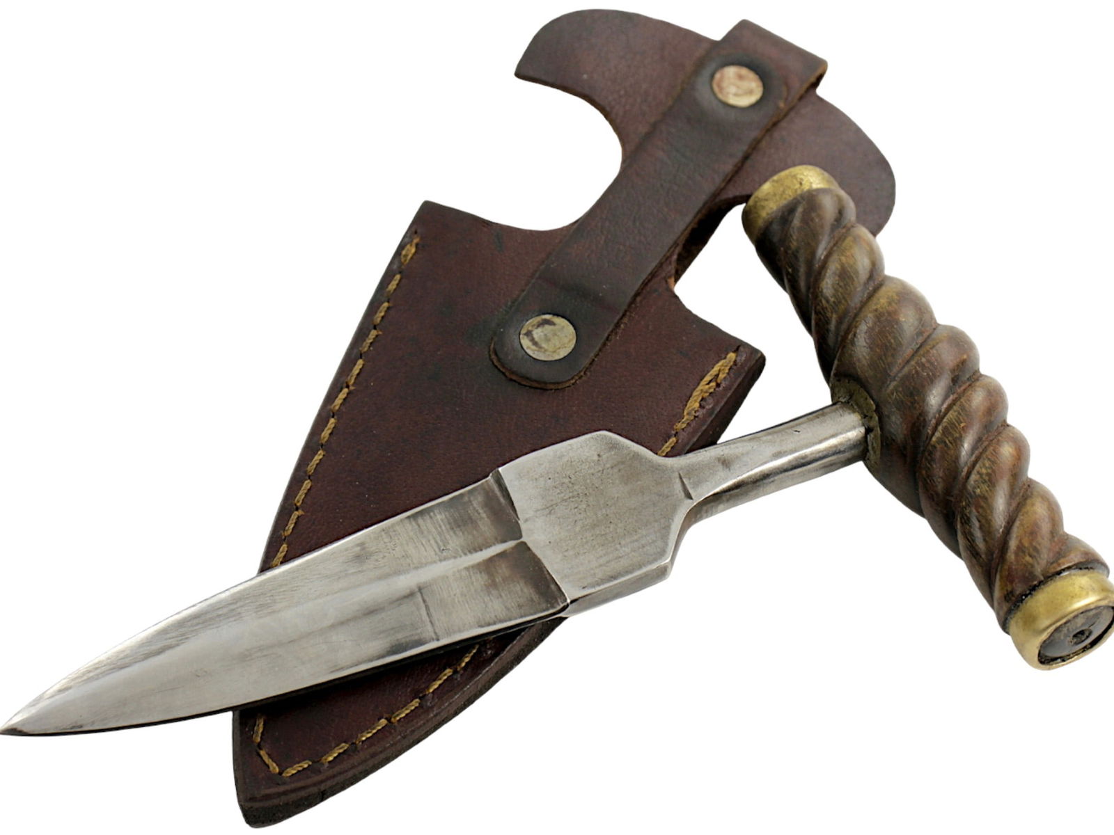 ANTIQUE AMERICAN GAMBLERS PUSH DAGGER KNIFE MARKED (1 of 12)