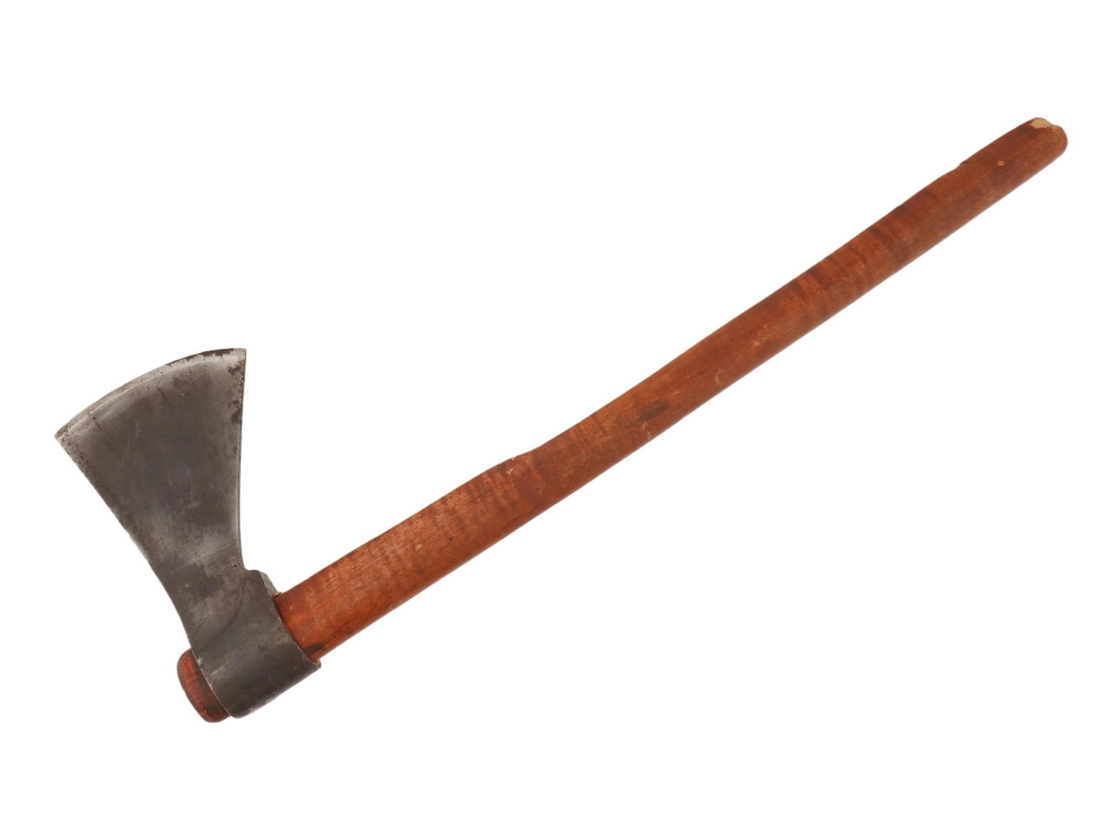 AMERICAN HAND CARVED WOOD AND METAL TOMAHAWK AXE (1 of 5)