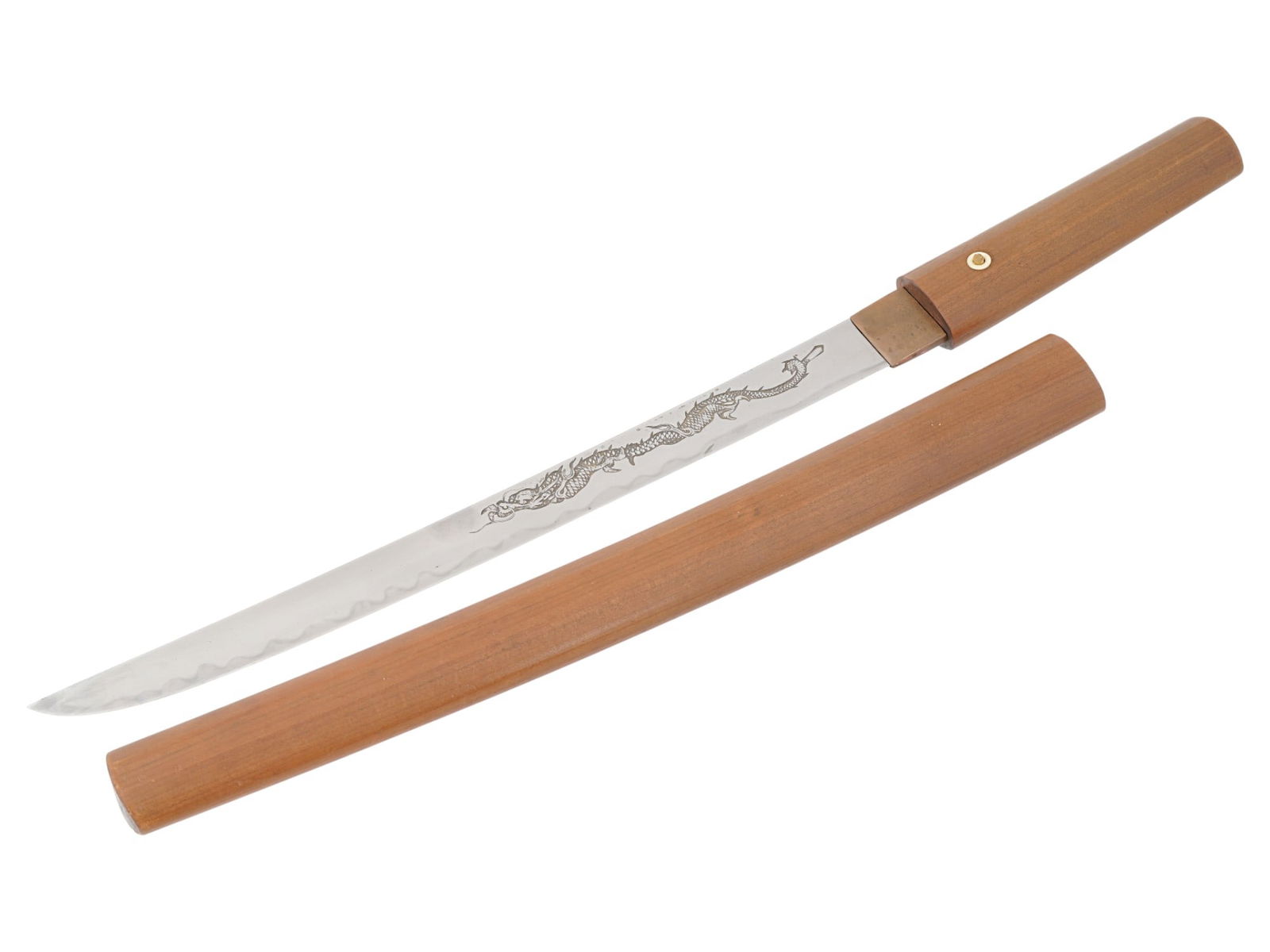 JAPANESE SAMURAI TANTO PRESENTED IN A SHIRASAYA CASE (1 of 20)