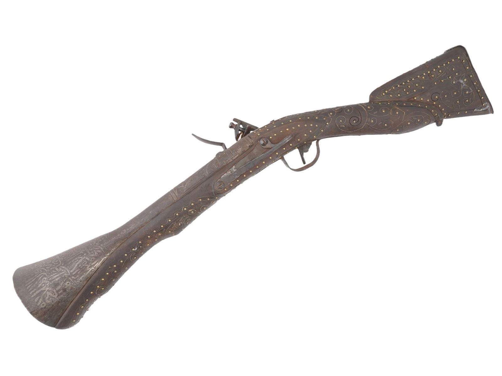 18TH CEN MEDITERRANEAN CHISELED ETCHED BLUNDERBUSS (1 of 15)