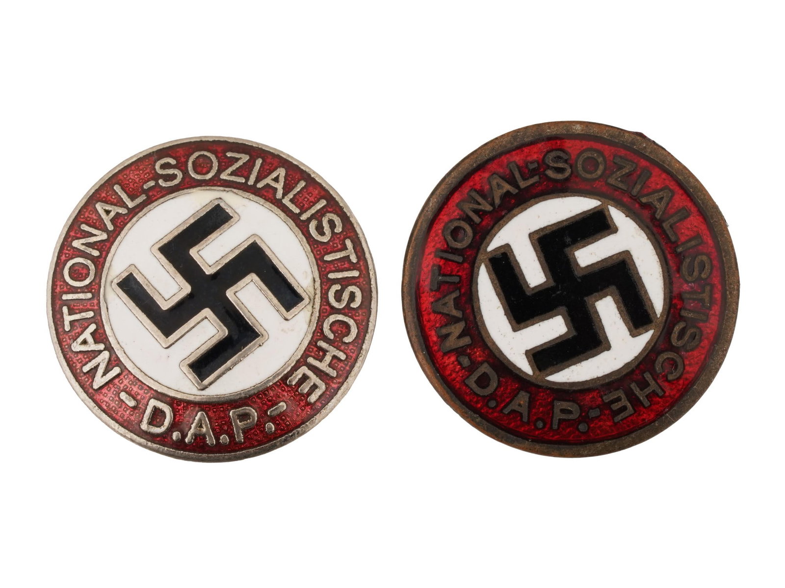 LOT OF WWII NAZI GERMAN 3RD REICH NSDAP PARTY BADGES (1 of 6)