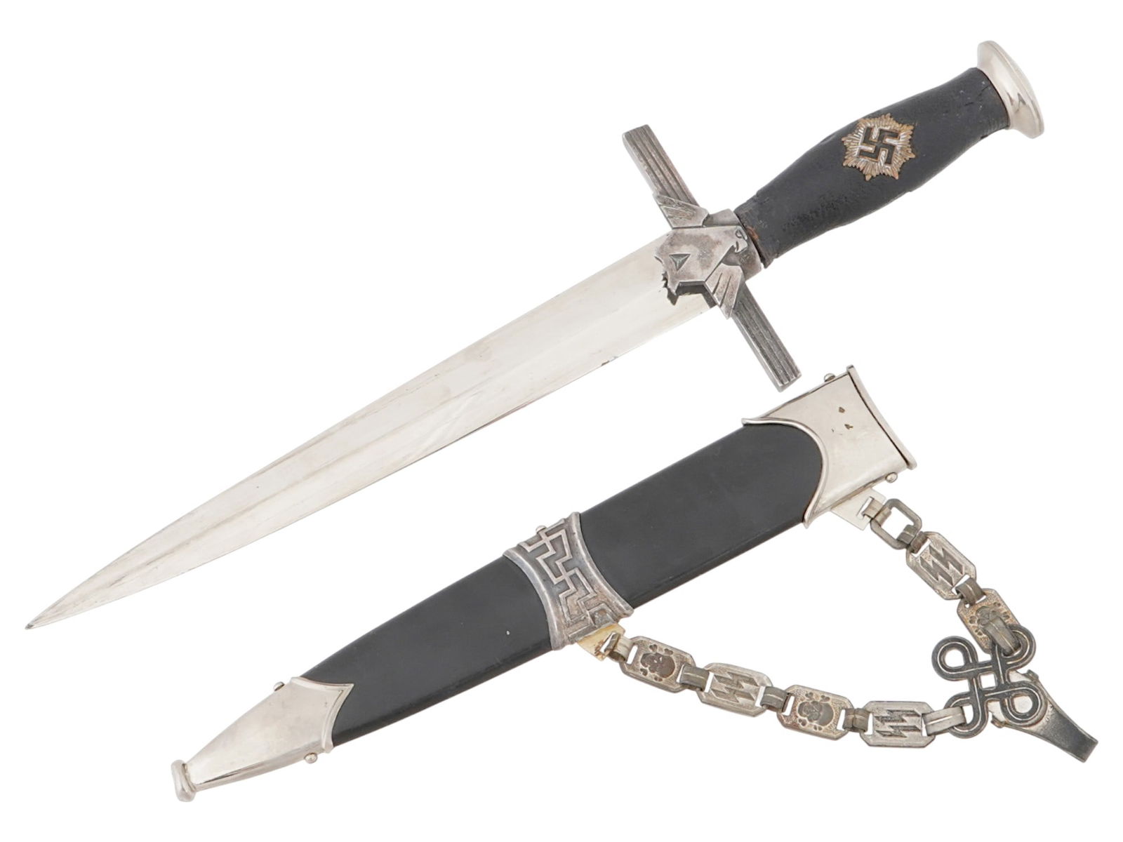 WWII NAZI GERMAN RLB LUFTSCHUTZ LEADERS DAGGER (1 of 10)