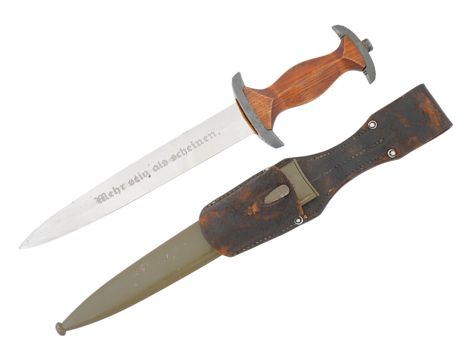 WWII NAZI GERMAN NPEA STUDENT LEADER DAGGER W SHEATH (1 of 7)