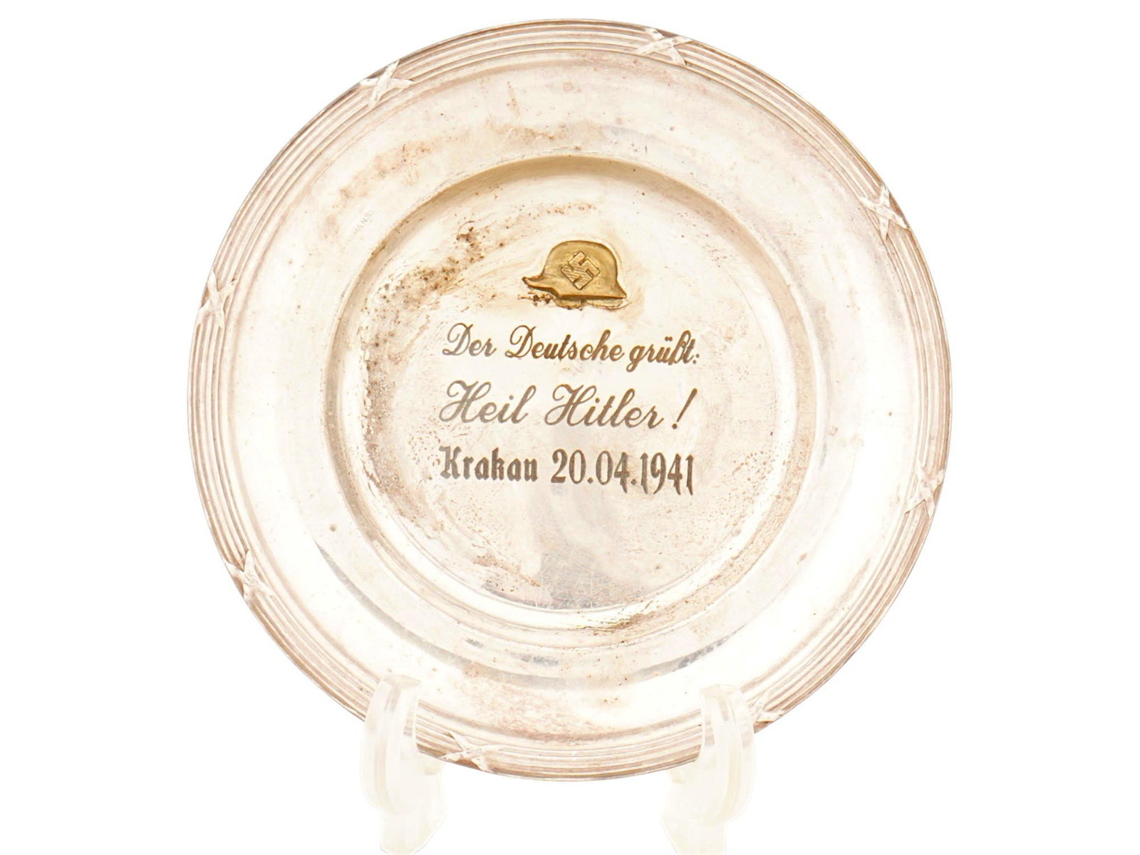 WWII MODEL GERMAN PRESENTATION WALL PLATE (1 of 4)