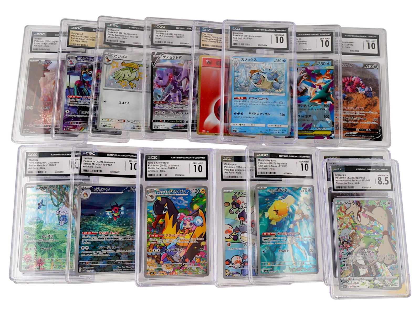 LOT OF CGC GRADED JAPANESE POKEMON CARDS (1 of 7)
