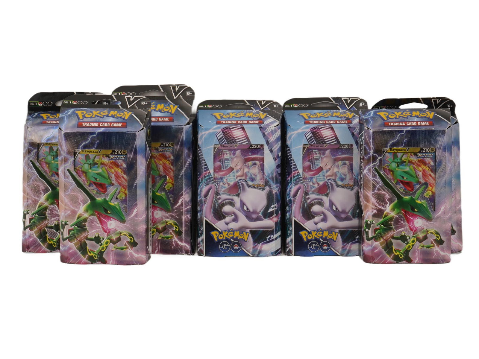 LOT OF MEWTWO AND RAYQUAZA POKEMON GO BOOSTER DECKS (1 of 7)