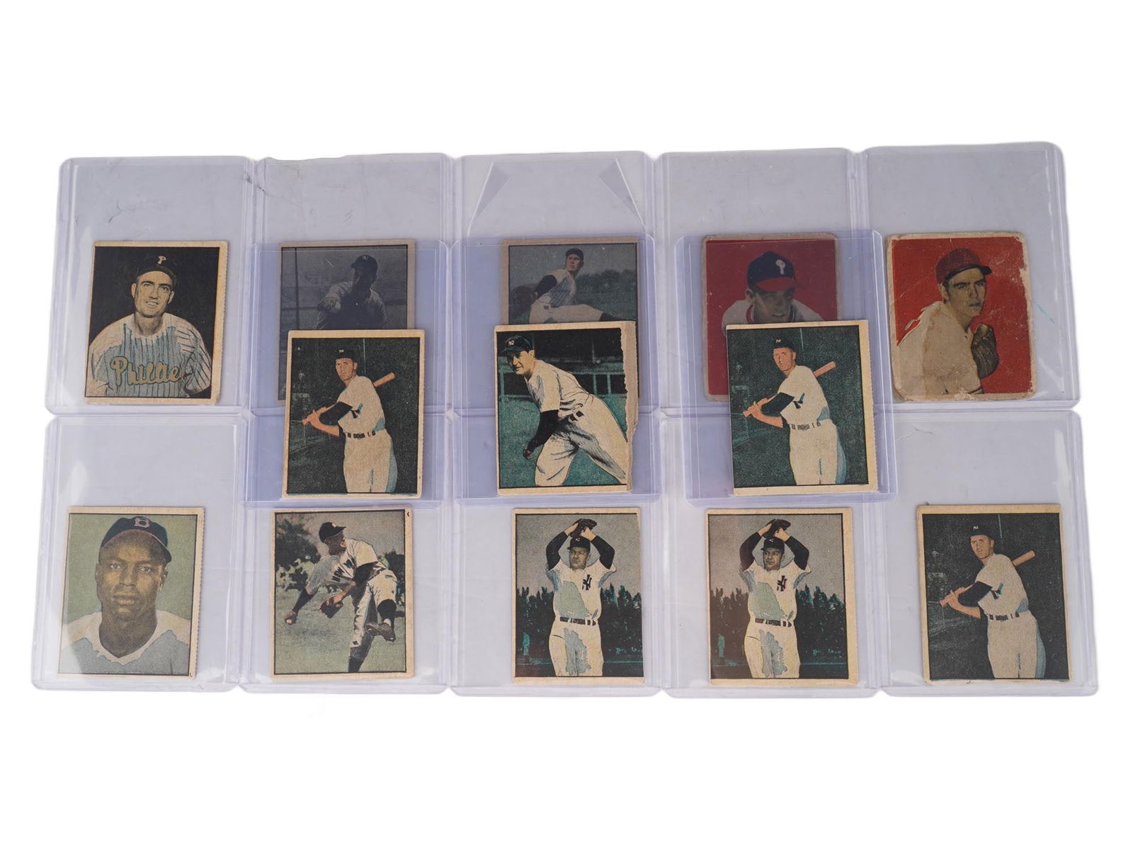 LOT OF 1949 BOWMAN AND 1951 BERK ROSS BASEBALL CARDS (1 of 5)