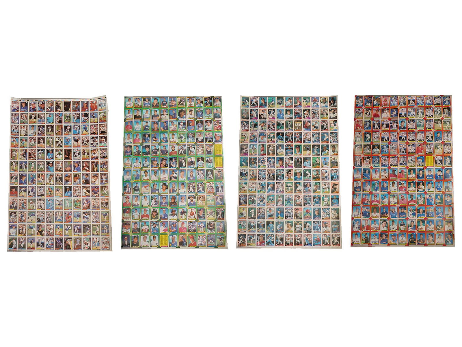 COLLECTION OF AMERICAN UNCUT SHEETS OF SPORTS CARDS (1 of 17)