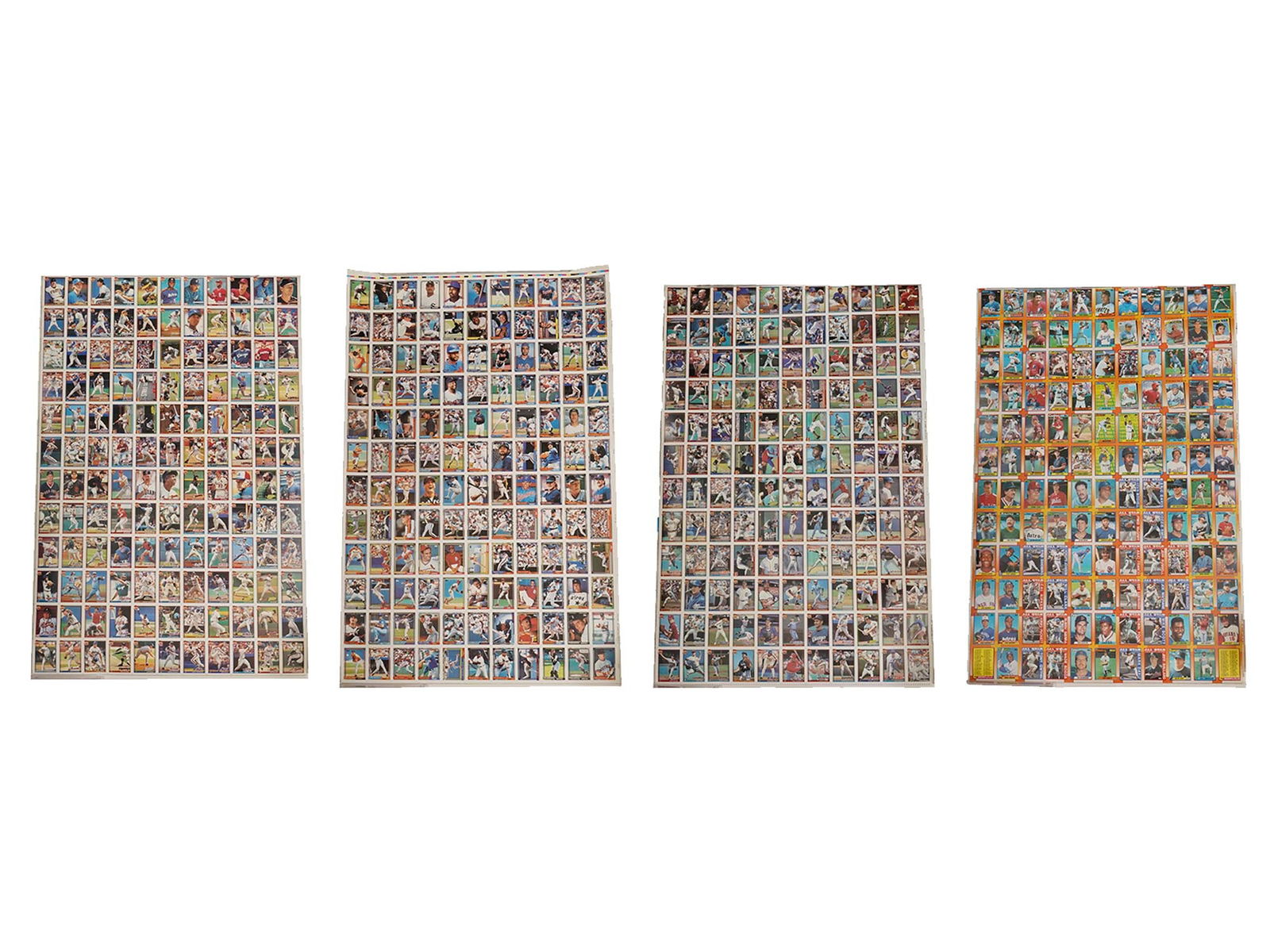 UNCUT SHEETS OF TOPPS BASEBALL SPORTS CARDS 1990S (1 of 17)
