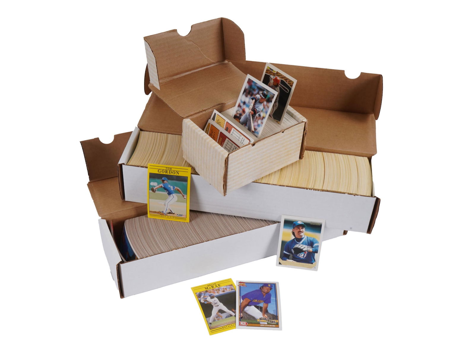 LARGE COLLECTION OF ASSORTED AMERICAN SPORTS CARDS (1 of 1)