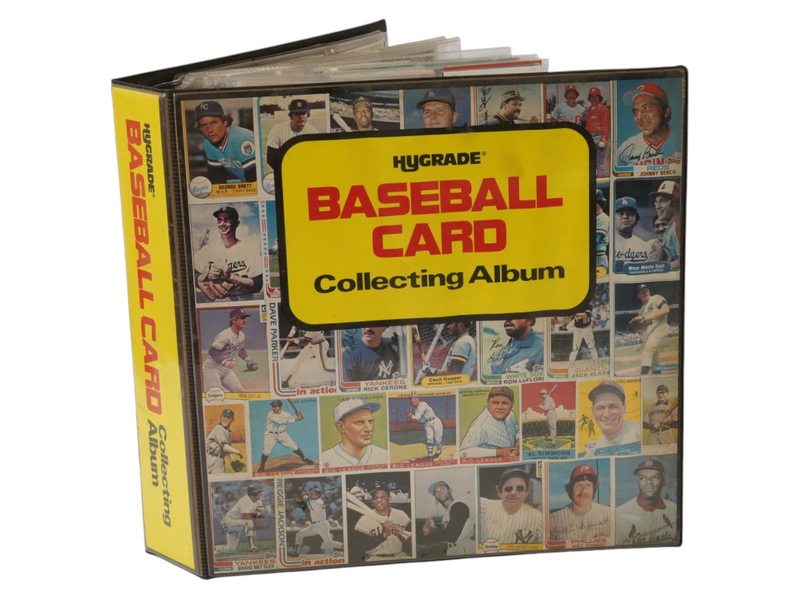 HYGRADE ALBUM W SPORTS AND COMIC BOOK TRADING CARDS (1 of 11)