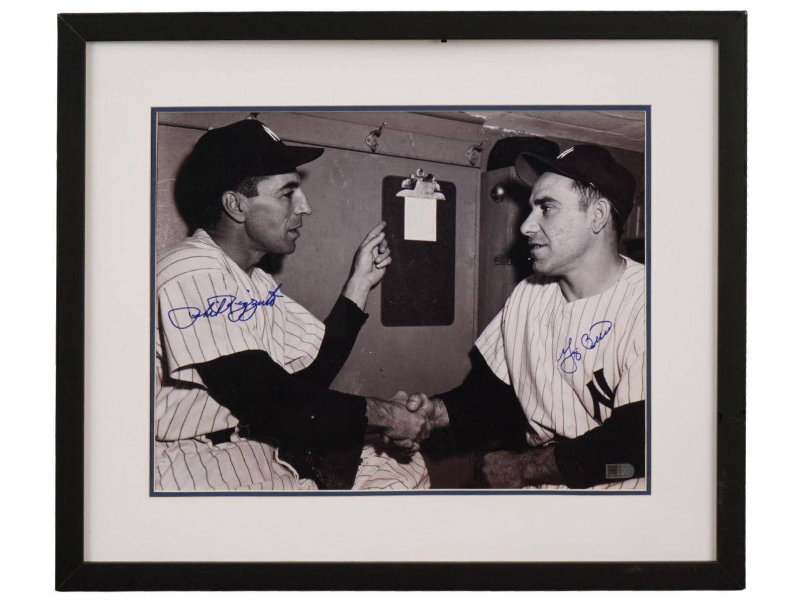 YOGI BERRA AND PHIL RIZZUTO SIGNED PHOTO COA (1 of 7)