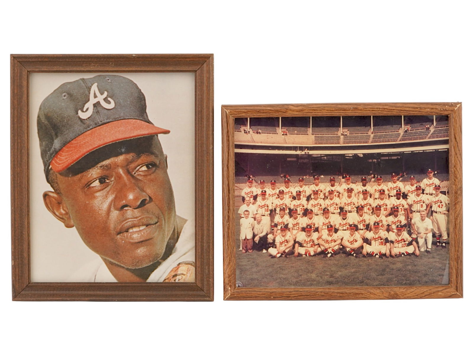 VINTAGE PHOTOS OF HANK AARON AND ATLANTA BRAVES (1 of 4)