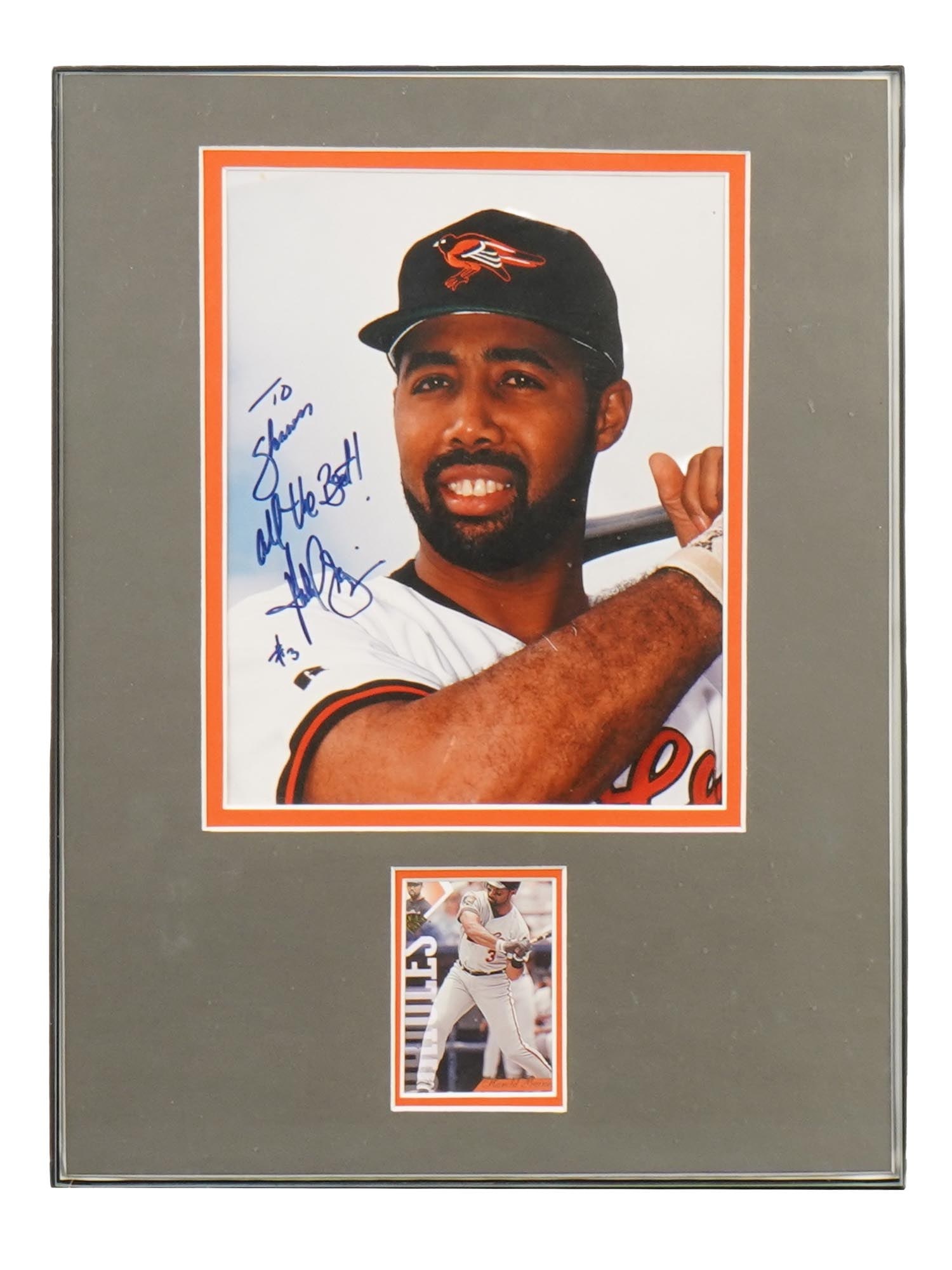 AMERICAN MLB PHOTOGRAPH AUTOGRAPHED BY HAROLD BAINES (1 of 5)