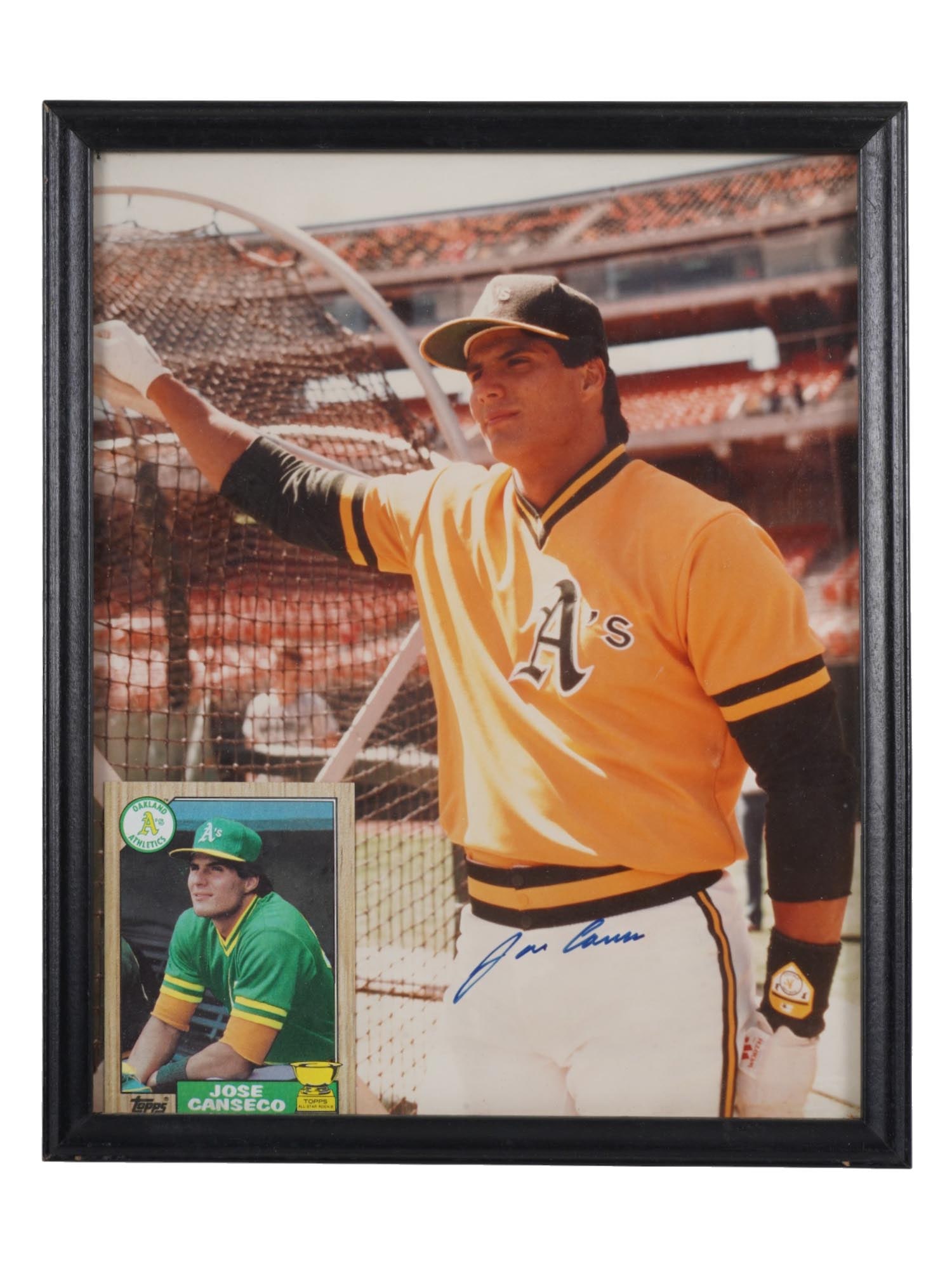 VTG AMERICAN AUTOGRAPHED JOSE CANSECO SPORTS PHOTO (1 of 5)