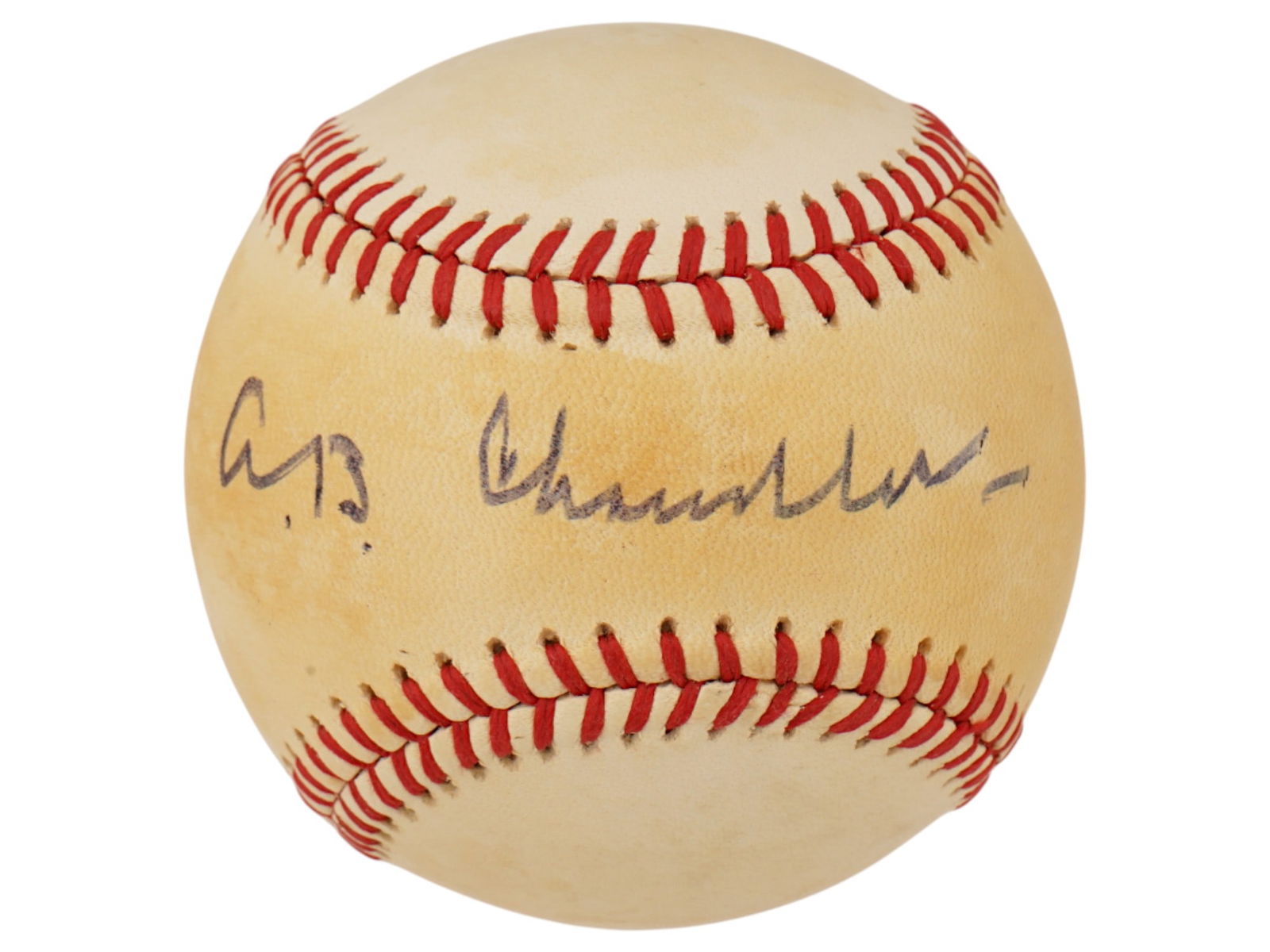 HAPPY CHANDLER AUTOGRAPHED BASEBALL JSA AUTH (1 of 5)